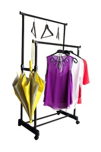 İkili Tekerlekli Teleskopik Askılık #2