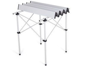 Delüks Maksi Aleminyum Kamp Masası Metalrengi #4